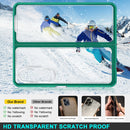 For Samsung Galaxy Z Fold4 Clear Acrylic+PC+TPU Shockproof Phone Case(Dark Green)