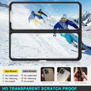 For Samsung Galaxy Z Fold4 Clear Acrylic+PC+TPU Shockproof Phone Case(Black)