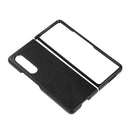 For Samsung Galaxy Z Fold4 Two-color Litchi Texture PU Phone Case(Black)