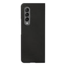 For Samsung Galaxy Z Fold4 Two-color Litchi Texture Phone Case(Black)