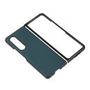 For Samsung Galaxy Z Fold4 Two-color Litchi Texture Phone Case(Green)