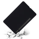 For Samsung Galaxy Tab S8 Ultra Pure Color Liquid Silicone Shockproof Tablet Case(Black)