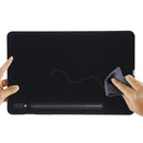 For Samsung Galaxy Tab S8 Ultra Pure Color Liquid Silicone Shockproof Tablet Case(Black)