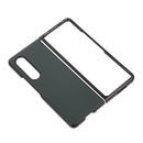 For Samsung Galaxy Z Fold4 Sheep Texture Genuine Leather Phone Case(Green)
