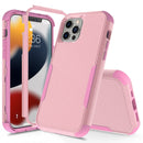 Commuter Shockproof TPU + PC Phone Case For iPhone 14 (Pink)