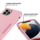Commuter Shockproof TPU + PC Phone Case For iPhone 14 (Pink)