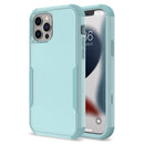 Commuter Shockproof TPU + PC Phone Case For iPhone 14 (Grey Green)