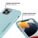 Commuter Shockproof TPU + PC Phone Case For iPhone 14 (Grey Green)