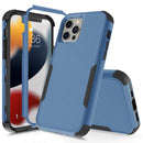 Commuter Shockproof TPU + PC Phone Case For iPhone 14 Pro Max (Royal Blue+Black)