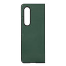 For Samsung Galaxy Z Fold4 Genuine Leather Lychee Texture Phone Case(Green)