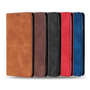 For Motorola Moto G52 4G/G82 5G Skin Feel Magnetic Horizontal Flip Leather Phone Case(Blue)