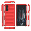 For Xiaomi Redmi K50 Gaming Magic Shield TPU + Flannel Phone Case(Dark Blue)