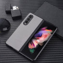 For Samsung Galaxy Z Fold4 5G Nylon Cloth Texture Shockproof PC+TPU Phone Case(Grey)