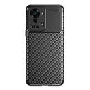 For OnePlus Nord 2T Carbon Fiber Texture Shockproof TPU Phone Case(Blue)