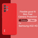 For Samsung Galaxy A32 EU Version IMAK UC-2 Series Shockproof Full Coverage Soft TPU Phone Case(Red)