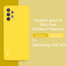 For Samsung Galaxy A32 EU Version IMAK UC-2 Series Shockproof Full Coverage Soft TPU Phone Case(Yellow)