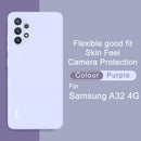 For Samsung Galaxy A32 EU Version IMAK UC-2 Series Shockproof Full Coverage Soft TPU Phone Case(Purple)