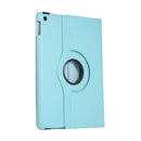 For Lenovo M10 Plus 3rd Litchi Texture 360 Degrees Rotation Leather Tablet Case with Holder(Light Blue)