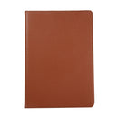 For Lenovo M10 Plus 3rd Litchi Texture 360 Degrees Rotation Leather Tablet Case with Holder(Brown)
