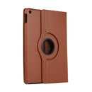 For Lenovo M10 Plus 3rd Litchi Texture 360 Degrees Rotation Leather Tablet Case with Holder(Brown)