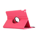 For Lenovo M10 Plus 3rd Litchi Texture 360 Degrees Rotation Leather Tablet Case with Holder(Rose Red)