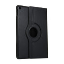For Lenovo M10 Plus 3rd Litchi Texture 360 Degrees Rotation Leather Tablet Case with Holder(Black)