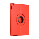 For Lenovo M10 Plus 3rd Litchi Texture 360 Degrees Rotation Leather Tablet Case with Holder(Red)