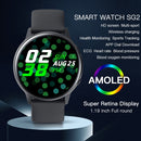 SG2 1.2 inch AMOLED Screen Smart Watch, IP68 Waterproof, Support Music Control / Bluetooth Photograph / Heart Rate Monitor / Blood Pressure Monitoring(Black)