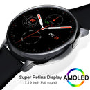 SG2 1.2 inch AMOLED Screen Smart Watch, IP68 Waterproof, Support Music Control / Bluetooth Photograph / Heart Rate Monitor / Blood Pressure Monitoring(Black)