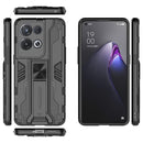 For OPPO Reno8 Pro 5G Supersonic PC + TPU Shock-proof Phone Case(Black)