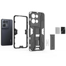 For OPPO Reno8 Pro 5G Supersonic PC + TPU Shock-proof Phone Case(Black)