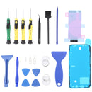 JIAFA JF-8182 21 in 1 Battery Adhesive + LCD Frame Waterproof Adhesive + Repair Tool Set For iPhone 13