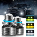 1 Pair 9005 3000K Golden Light DC 9-30V 20W 2500LM Car LED Canbus Fog Bulbs