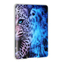 For Amazon Kindle Paperwhite 4 / 3 / 2 / 1 Painted TPU Tablet Case(Blue Leopard)