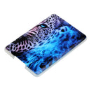 For Amazon Kindle Paperwhite 4 / 3 / 2 / 1 Painted TPU Tablet Case(Blue Leopard)