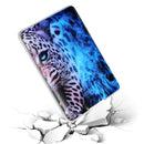 For Amazon Kindle Paperwhite 4 / 3 / 2 / 1 Painted TPU Tablet Case(Blue Leopard)