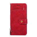 For Xiaomi 12 Pro Zipper Bag Leather Phone Case(Red)