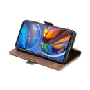 For Xiaomi 12 Pro Contrast Color Side Buckle Leather Phone Case(Dark Brown + Gold)
