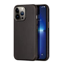 DUX DUCIS NAPLES Series Genuine Leather MagSafe Magnetic Phone Case For iPhone 13 Pro(Coffee)