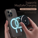 DUX DUCIS NAPLES Series Genuine Leather MagSafe Magnetic Phone Case For iPhone 13 Pro(Coffee)