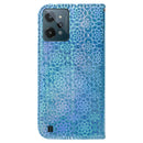 For OPPO Realme C31 Colorful Magnetic Buckle Leather Phone Case(Blue)