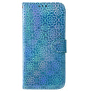 For Motorola Moto G52 Colorful Magnetic Buckle Leather Phone Case(Blue)