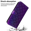 For Motorola Moto G52 Colorful Magnetic Buckle Leather Phone Case(Purple)