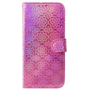 For Motorola Moto G52 Colorful Magnetic Buckle Leather Phone Case(Pink)