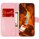 For Motorola Moto G52 Colorful Magnetic Buckle Leather Phone Case(Pink)