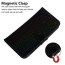 For Motorola Moto G22 Colorful Magnetic Buckle Leather Phone Case(Black)