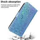 For Xiaomi 12 Pro Colorful Magnetic Buckle Leather Phone Case(Blue)