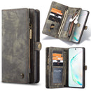 For Galaxy S20 Plus CaseMe Detachable Multifunctional Horizontal Flip Leather Case, with Card Slot & Holder & Zipper Wallet & Photo Frame(Black)