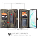 For Galaxy S20 Plus CaseMe Detachable Multifunctional Horizontal Flip Leather Case, with Card Slot & Holder & Zipper Wallet & Photo Frame(Black)