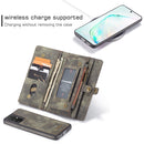 For Galaxy S20 Plus CaseMe Detachable Multifunctional Horizontal Flip Leather Case, with Card Slot & Holder & Zipper Wallet & Photo Frame(Black)